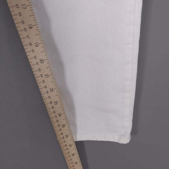 Vineyard Vines Women’s Jeans Size 8 White Stretch Cotton - Picture 5 of 11